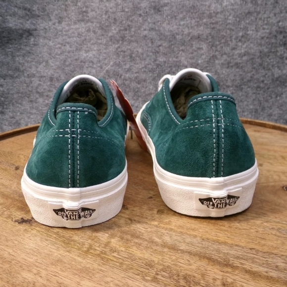 Vans authentic pig suede Jasper Green sneakers women's size 7.5 - Picture 4 of 7